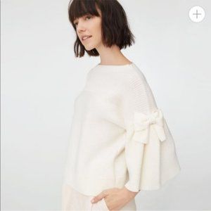 Club Monaco Millenie Merino Wool Bow Sweater